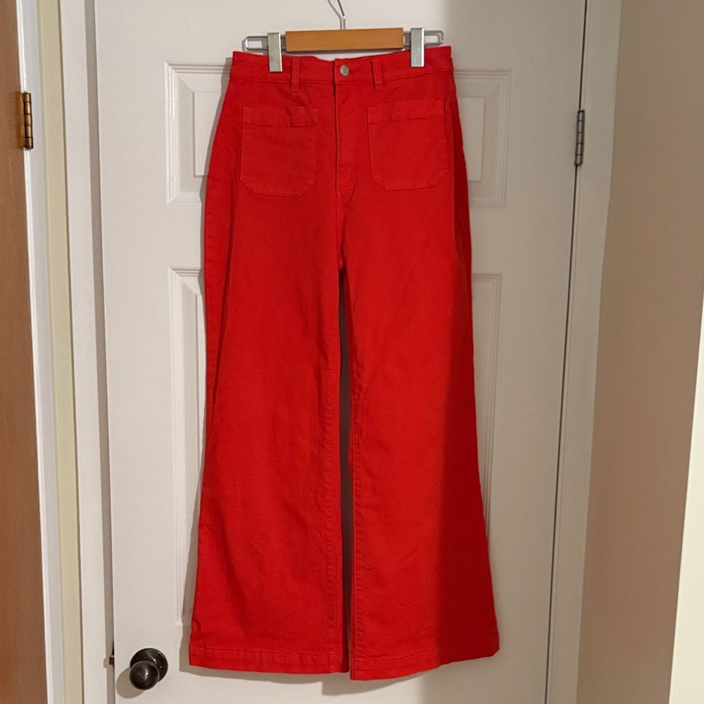 ROLLA'S Blood orange sailor pants size 27